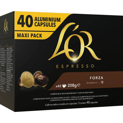 "Café capsules Compatibles Nespresso forza intensité 9 L'OR ESPRESSO " l'or