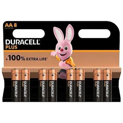 DURACELL PLUS 100% AA X8 DURACELL