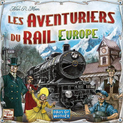 Days of Wonder - Les Aventuriers du Rail : Europe - Unbox Now - Jeu de société - À partir de 8 ans - Compatible avec Alexa Hasbro