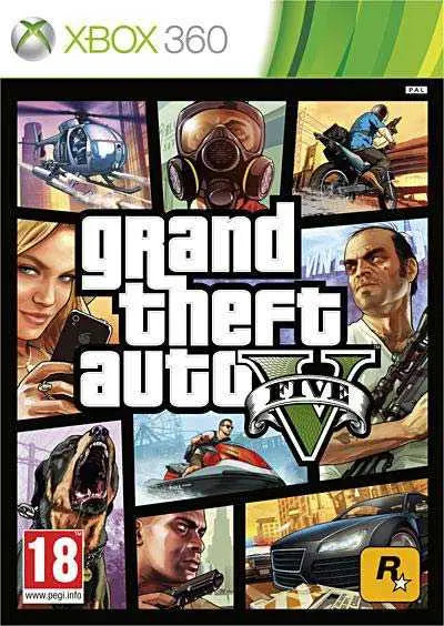 Grand Theft Auto V  xbox 360 5026555258067 xbox360