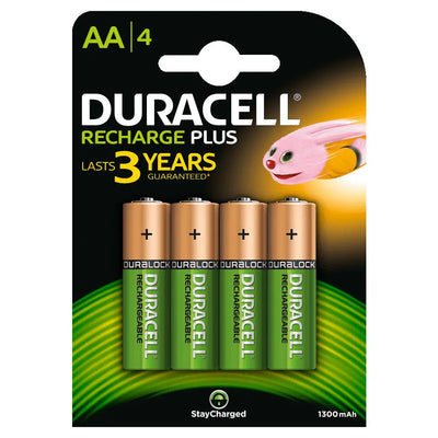 Lot de 4 piles Duracell Pile rechargeable Duracell 5000394039247 DURACELL