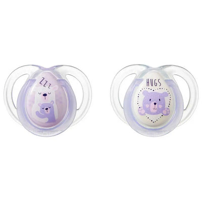 Sucettes nuit Closer to Nature 6-18mois Lot de 2 TOMMEE TIPPEE